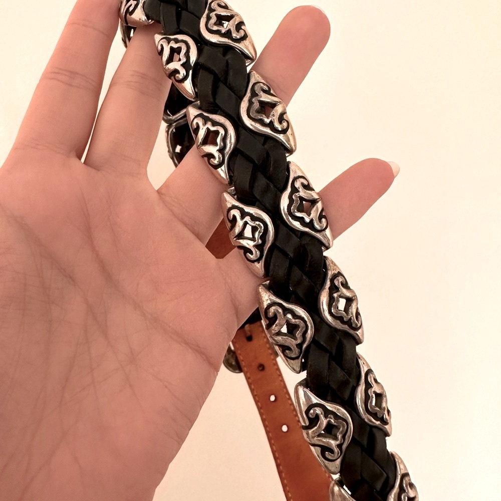 Brighton western belt with silver tone accents